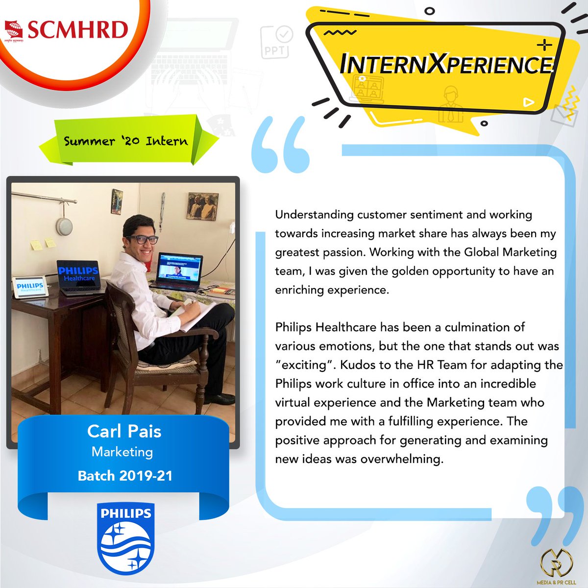 SCMHRD Official tweet media