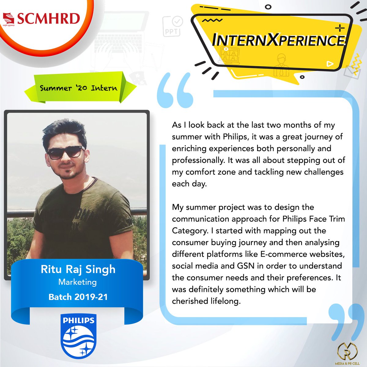 SCMHRD Official tweet media