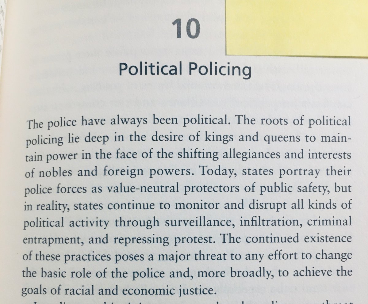 In the light of last night's  #police  #brutality and actions in  #Belgrade, a reminder for the lucky ones living in democracies, that the police is rarely working for your interests or is there to protect. The End of Policing –  #AlexVitale