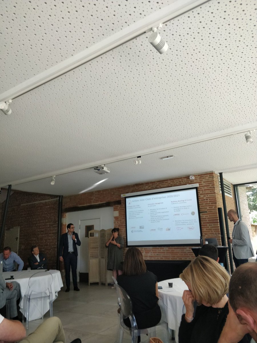 Assemblée Générale du club d'entreprise Ambition Toulouse Métropole, présentation des actions inter-clubs et associations de l'année 2019.