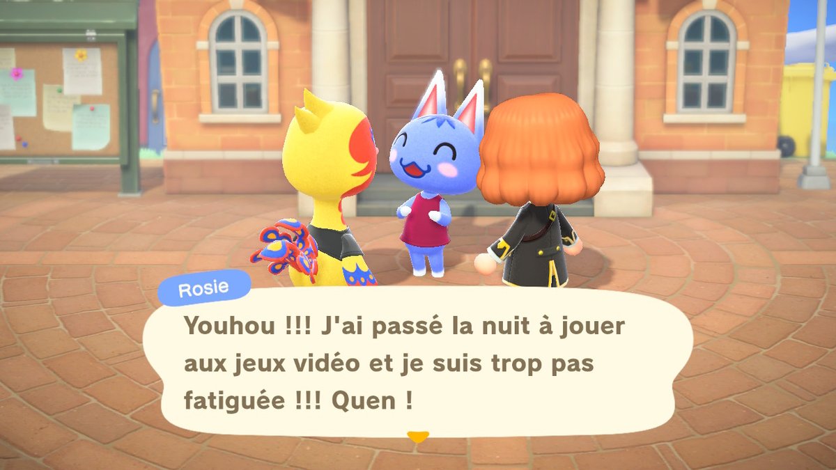 MinaPlayingAcnh's tweet photo. Rosie la gameuse #AnimalCrossing #ACNH https://t.co/CeDe72RtFL