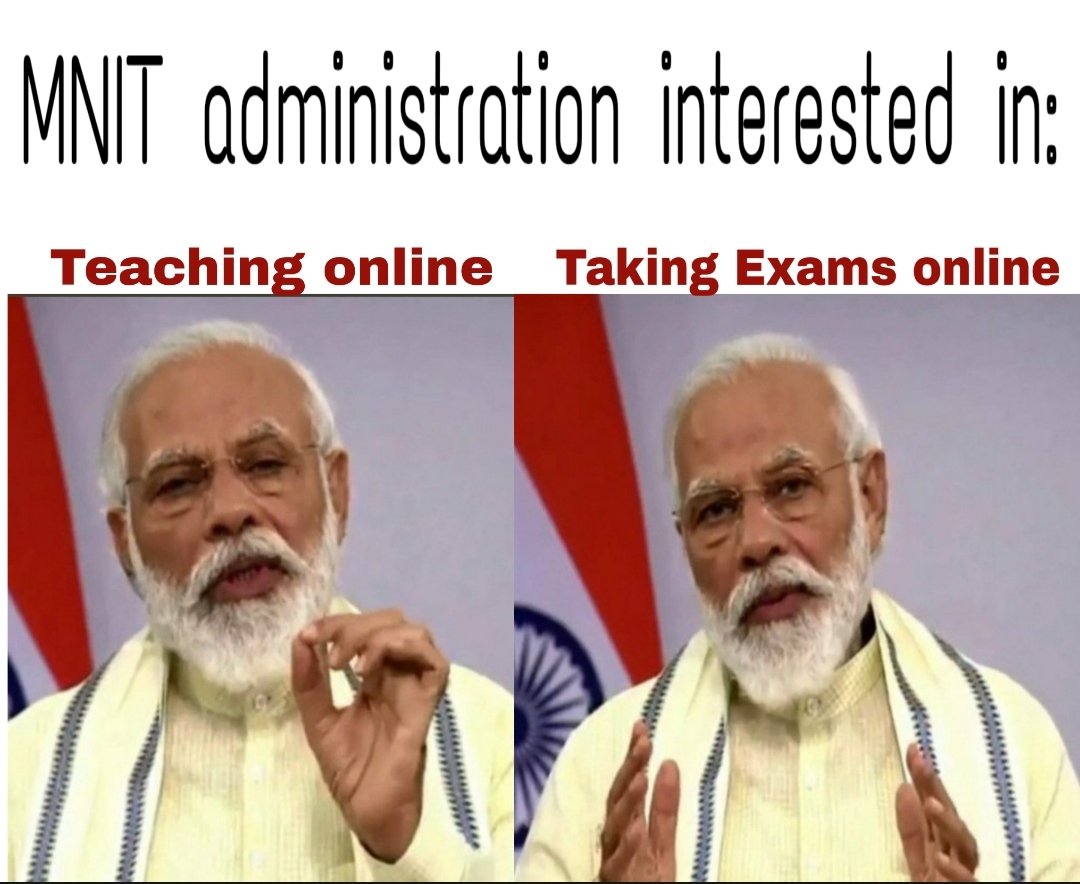 Jha__PRIYANSHU's tweet photo. #MNITAgainstExams https://t.co/nE2mDbSrWt