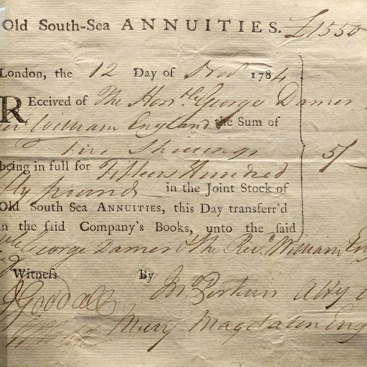 24/70Some money was also made trading English bonds. Bonds are basically documents issued and sold by governments for a fixed sum with a promise of buyback at a later date with interest. Since they're issued by the govt., they're considered a safe investment for the buyer.