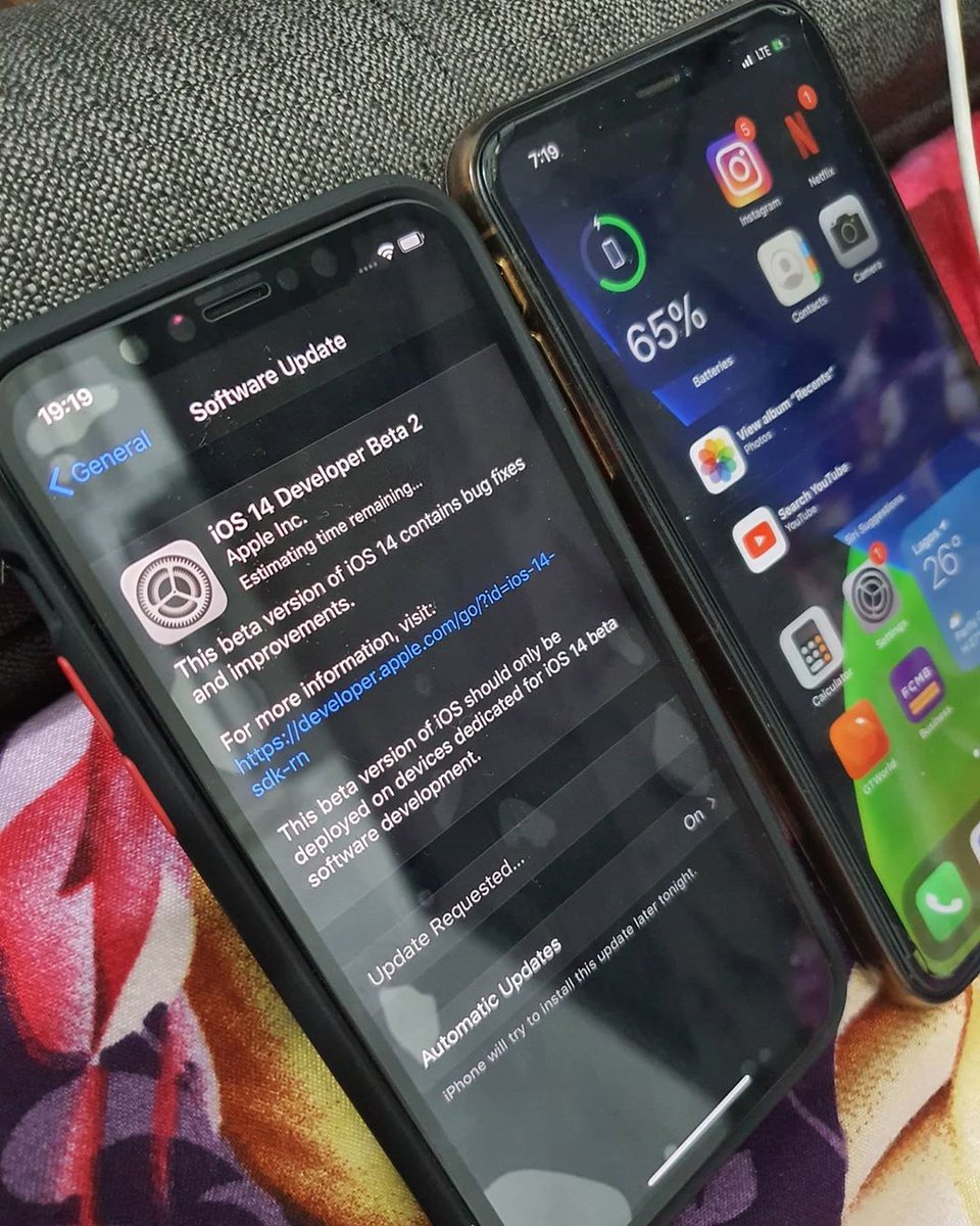 vipvendor's tweet photo. IOS 14 Beta 2 is OUT 😊🥂

#iphone #ios14beta #iOS14DevBeta2 https://t.co/SA5vr0xgnC