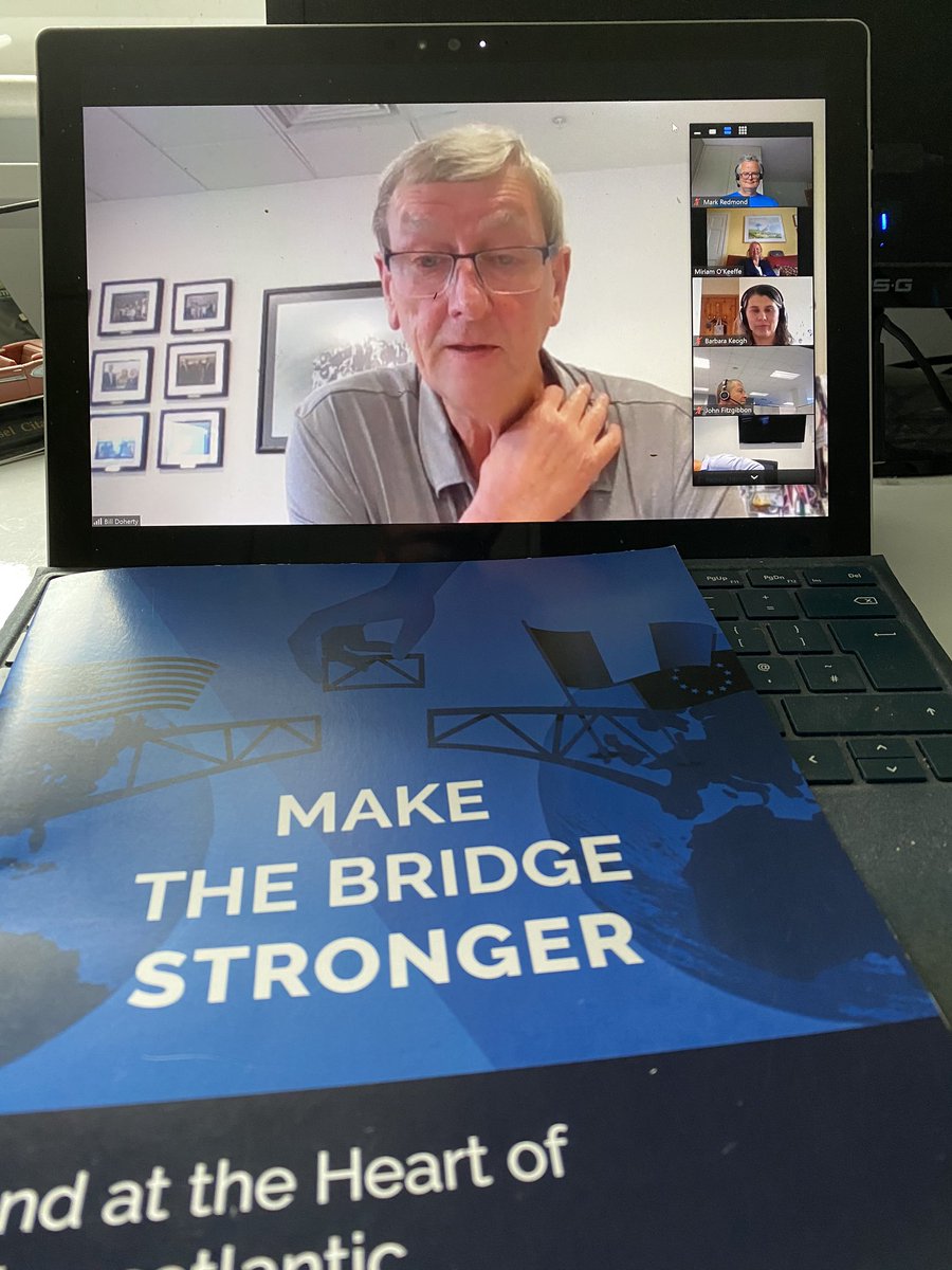 AmericanChamber's tweet photo. Thank you Bill Doherty @CookMedicalEU for great presentation to our Mandate Leader Masterclass Programme this morning - & to the innovative team @CookMedLimerick for your global impact & support for #FrontLineHeroes #MakeTheBridgeStronger #USIRL20 https://t.co/D5QeV21DiH