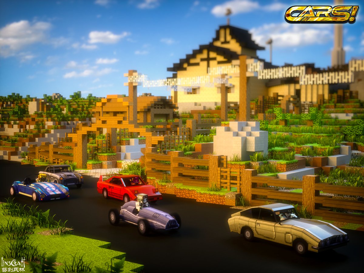 CraftLins's tweet photo. 'CARS!' now available on @MinecraftMarket ! 25+ unique iconic cars ready for you to drive and a huge world for you to explore! @Minecraft #Minecraft #Minecraftbuilds 
https://t.co/ANLNo3dMCF https://t.co/9tsiXSYNQR