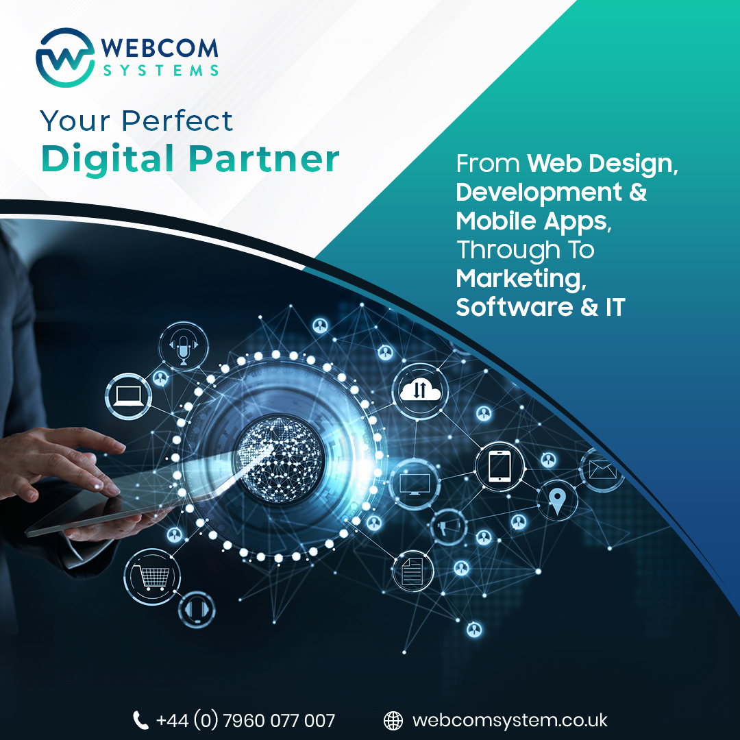WebcomSystemsUK's tweet photo. ๐ฃ Webcom Systems Your Perfect Digital Partner
From web design, development & mobile apps, through to marketing, software and IT.
#webcomsystem #website #webdevelopment #webdesigning #digitalmarketing #seo #mobileappdevelopment #softwaredevelopment #ecommerce #ecommercewebsite https://t.co/J2Tt91Tlip