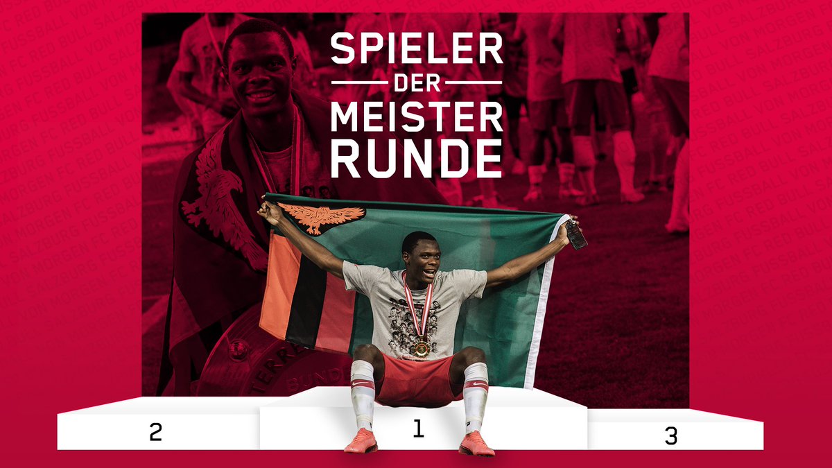 FCRBS_en's tweet image. Patson #Daka climbs the podium and is your "player of the champions round"! 🥇

With a lot of voter support from Zambia, Patson clearly prevails. 🗳️