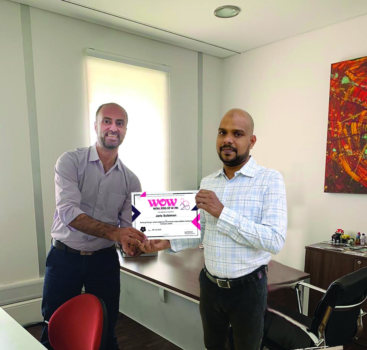 MCIMENAOfficial's tweet photo. #MCIDubai WOW Awards 2020
#MCIME #WOWAwards #Virtual #Socialdistancing #StaySafe #WorkFromOffice #MCIME #MCIDXB #MCIGroup https://t.co/Ig3sH3p2ax