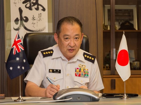 ChiefAusArmy's tweet photo. The JPN-AUS Defence partnership is key to maintaining a stable and prosperous Indo-Pacific region. Today I held a teleconference with my @Japan_GSDF counterpart General Yuasa to discuss how we can continue to strengthen our partnership. #ArmyInMotion https://t.co/Kt0VIrHF21