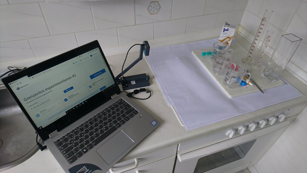 rainer_kunze's tweet photo. Heute Tag 2 bei grenzenlos #Experimentieren. Die Technik und das Experiment in meiner Küche sind vorbereitet.
Es gibt noch freie Plätze ab kommender Woche unter https://t.co/9l2onVpVqm #MINTdigital #HH #SH #Phänomenta #sfz_hamburg https://t.co/x8YAMOlkqJ