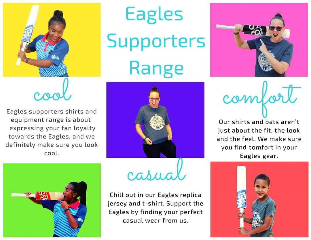 CricketNamibia1's tweet photo. It's not only about the fit, the look and the feel, but it's also about expressing your fan loyalty towards the Eagles 🦅Support the Eagles and get your comfort, cool and casual wear from us🇳🇦 #CricketNamibia #EaglesPride #SupportEagles #eaglesgear https://t.co/TbtYYkg6Pu