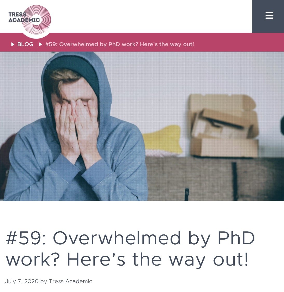 Sometimes, it feels that there is just too much work that needs to be done in a PhD! If you feel overwhelmed by your work, let me help you to find a way out: bit.ly/2O2Px6v 

@PhDvoice @PhDspeaks #PhDlife @AcademicChatter @PhdExhausted @openacademics #smartacademicsblog