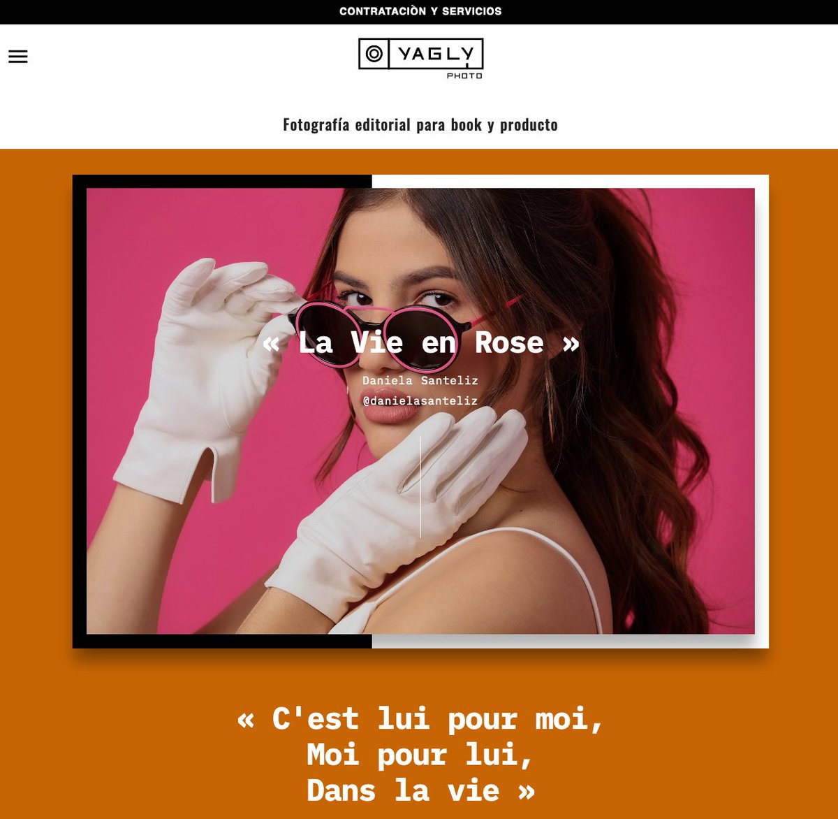 yagly's tweet photo. Actitud, belleza y elegante notoriedad en cada fotografía nos hacen ver "La Vie en Rose". Fotografía, diseño y programación para que tu #web o #ecommerce también vean "La Vie en Rose". https://t.co/gbYprS3nJ9
#Madrid #Paris #Foto #disenoweb #coding #Marketing #Photo #SEO https://t.co/U4HE4uGgsW