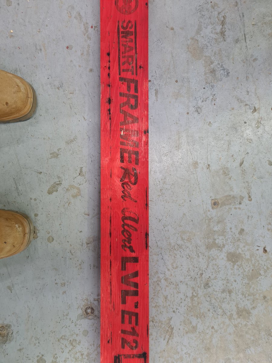 Love the #typography on these LVL beams.