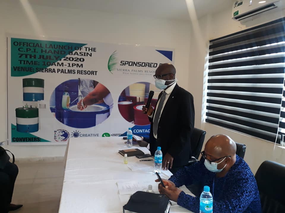 The chairman of <a href="/NACCED_SL/">NaCCED</a>, Kalilu Totangi served as a speaker at the official launch of the Covid-19 Prevention Initiative (CPI) Hand Basin by the Movement for Youth and Children Right Organization (MYCRO SL).