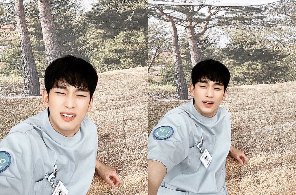  #imfine pose  (rn, I’m rolling in my tummy laughing, why must you do this Kim Soo Hyun? Do you think this is funny??? Well, you’re right )  #KIMSOOHYUN  #ItsOkayToNotBeOkay