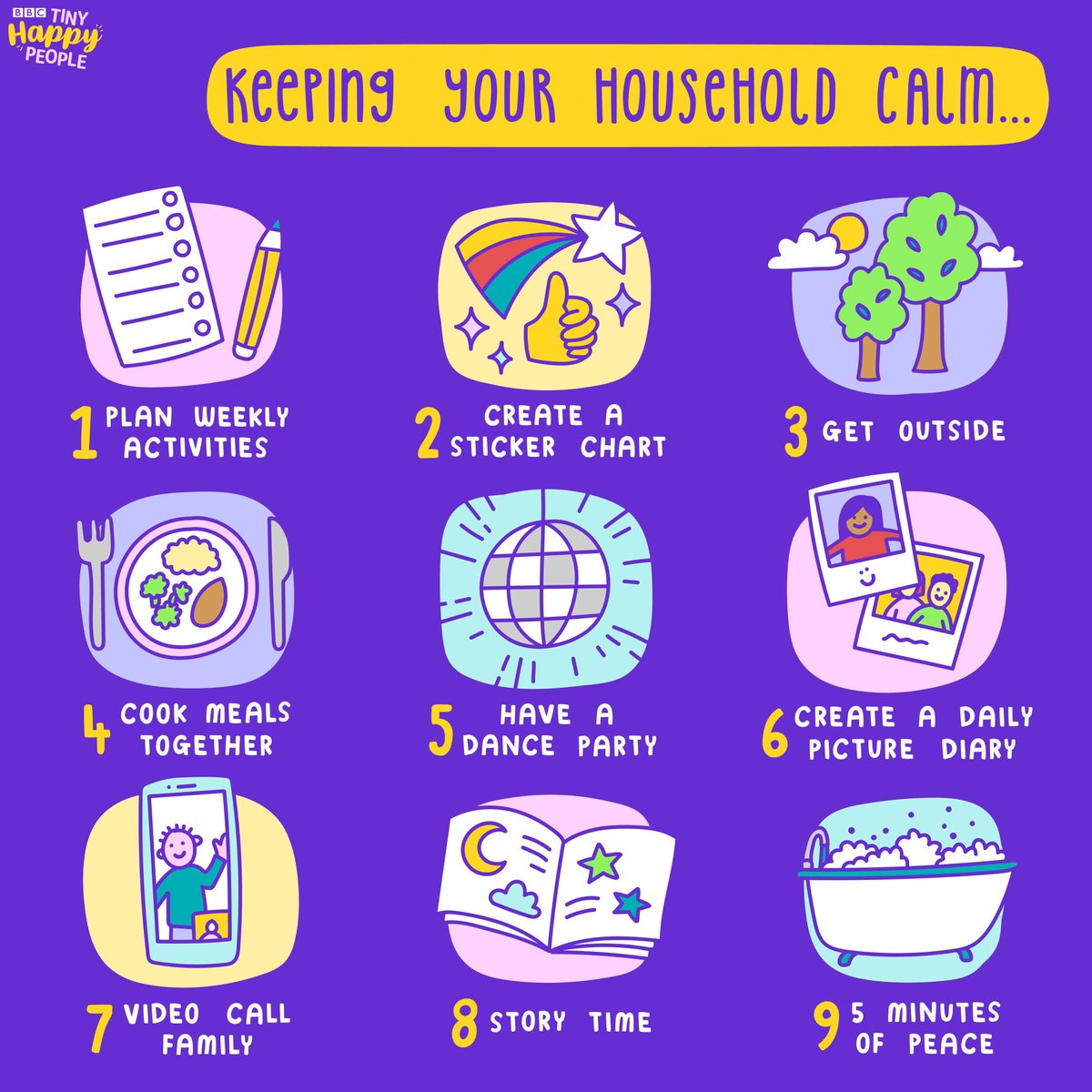 RCSLT's tweet photo. #TinyHappyPeople are here to inspire our self-care Sunday
needs! Why not pass this onto parents you are working with
and suggest they enjoy one of the self-care suggestions?
For more tips and advice, head over to their website:
https://t.co/uxYC91T0ql https://t.co/Smk6ORVdH2