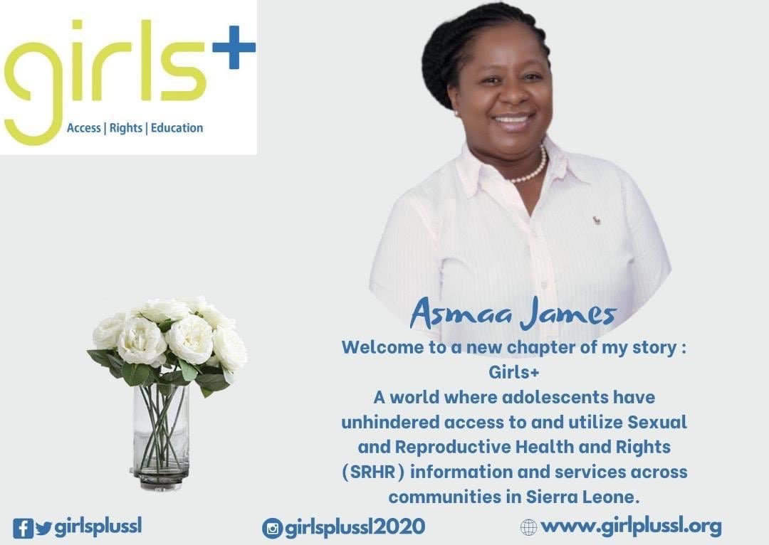GirlsPlussl's tweet photo. Welcome to a new chapter of my story : Girls+  A world where adolescents have unhindered access to and utilize Sexual and Reproductive Health and Rights (SRHR) information and services across communities in Sierra Leone.  #Girls+ https://t.co/5mLfDvesl9