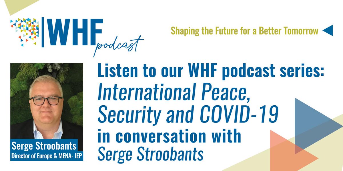 GlobPeaceIndex's tweet photo. 🎙️Listen to @WHForumLondon Podcast Series - Episode 6- International Peace, Security and COVID-19- In conversation with @SergeStroobants

Listen here →  https://t.co/sjvOQ6vQJ6 https://t.co/vzsPxMMUvJ
