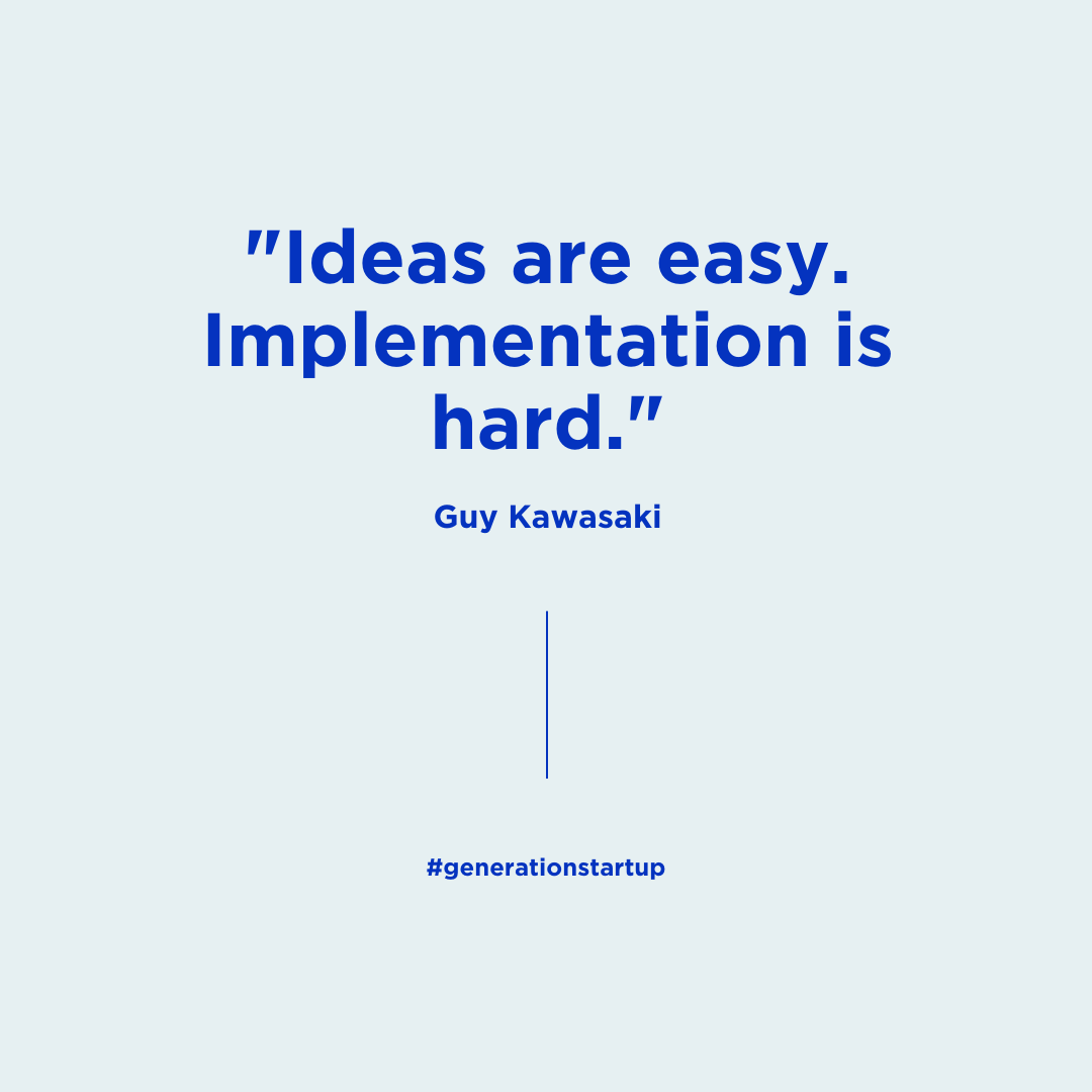 CopyGenerators's tweet photo. "Ideas are easy. Implementation is hard." - Guy Kawasaki.
Preach it 🙌🏻

Most people have great ideas, very few people put in the hard work needed to make that idea work. Be one of the few people that succeed by focusing on implementation not how good your idea is. https://t.co/vFTdSVTR1c