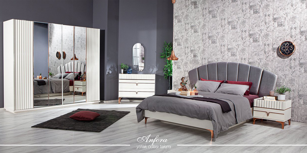 Anfora Dugun Paketi Yatak Baza Hediyeli Modalife Mobilya Dugun Paketi