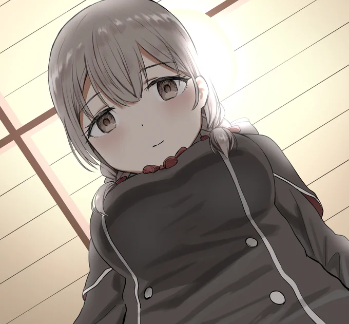 神州丸に膝枕されたいと思って描きました 