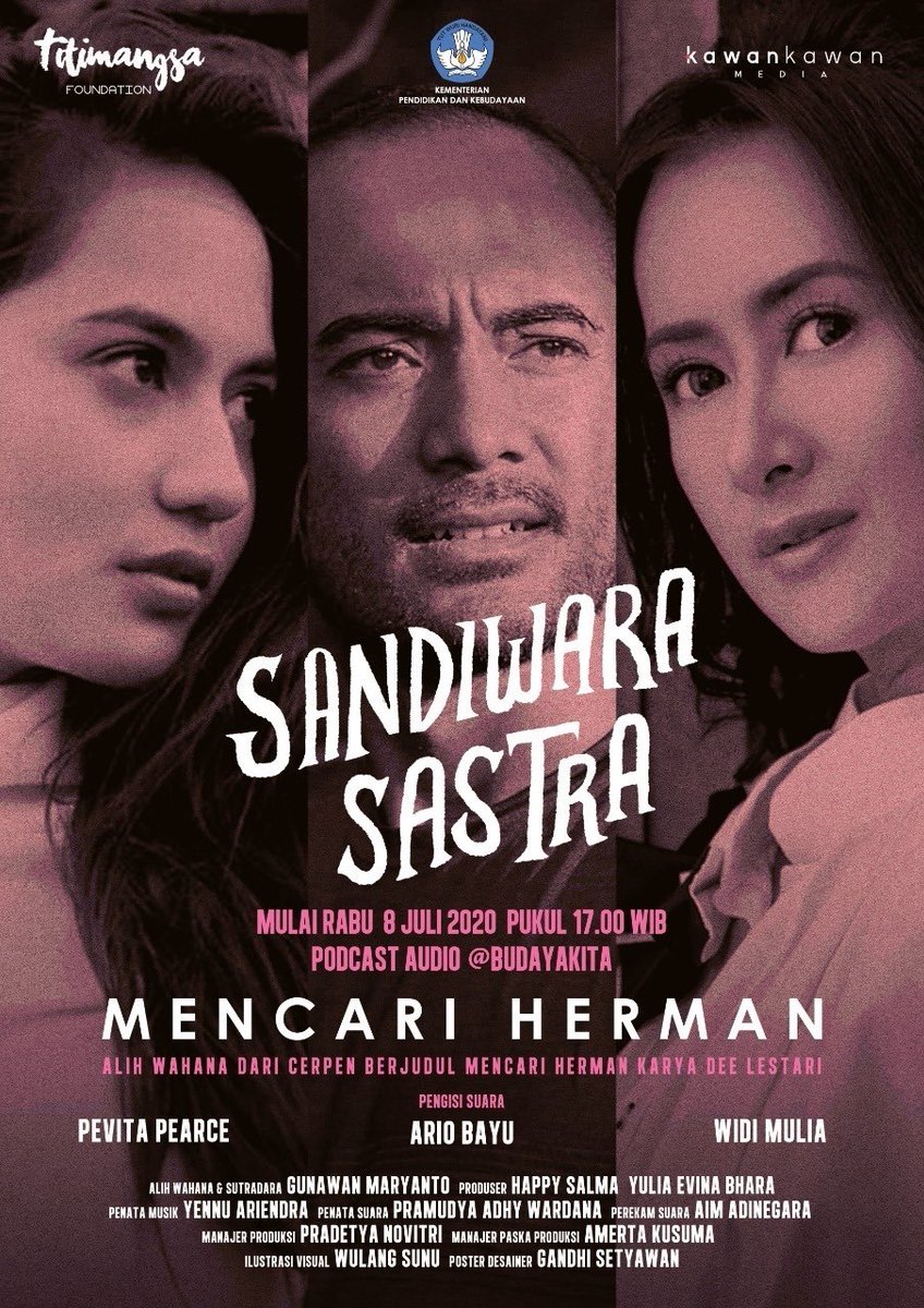mpokmod's tweet photo. Sandiwara Sastra perdana tayang di podcast budayakita jam 17 tadi sore. https://t.co/oPcIoOzoe0