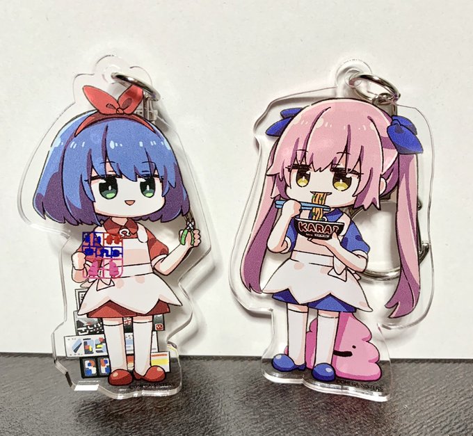 そして遅ればせながらヴィレヴァンアクキーも届きました!!!!可愛い#おめシス #おめシスはいいぞ 