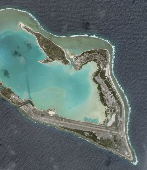 Satellite Images Show US Airfield Expansion At Secretive Island Outpost Just Outside Chinese Missile Reach EcZftJwVAAArjrt?format=jpg&name=small