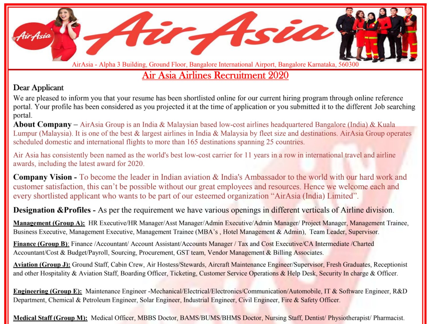 Air India Express على X: &ldquo;This is not a company initiated 