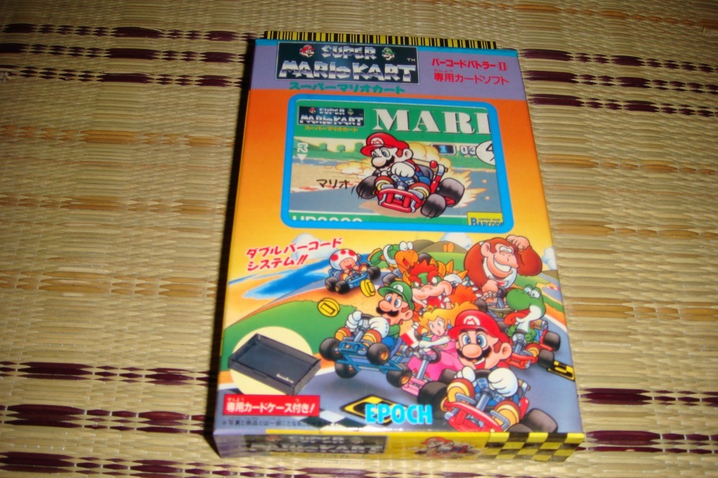 VITIMan's tweet photo. Mientras espero que me llegue el último paquetito de cartas de Barcode Battler, de Super Mario World. El de Mario Kart es ahora mismo el que tengo en búsqueda y captura. 

Lo he visto muy poquitas veces en yahoo auctions :( muy misterioso para mí. https://t.co/r4ysxwMZSb