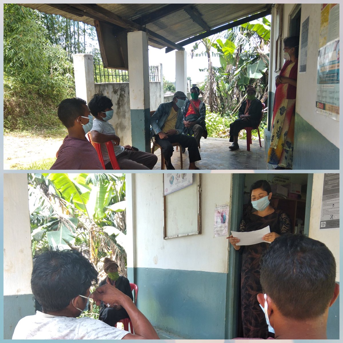 eitilangi's tweet photo. Number of travellers/ returnees within our area is very few, but we can't afford to be complacent. Meeting with the members of Village COVID-19 Management Commitee held today to reinforce strategies &amp; precautionary measures against COVID-19.@Meena94916780 @Annie53779409 https://t.co/LtRtDCUsAZ