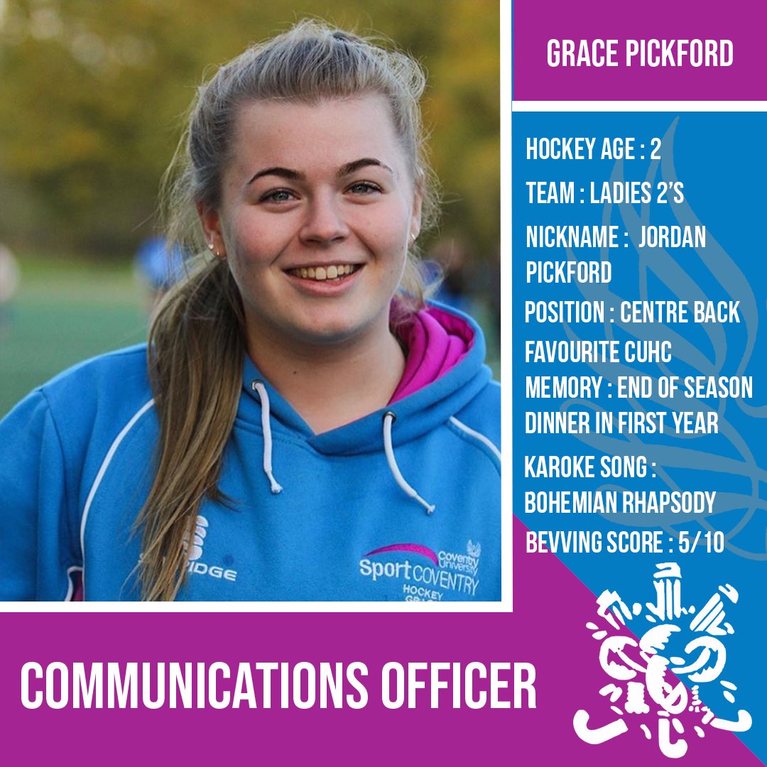 Social Media Sec next year is @gracepickfordd hopefully she can live up to ffion and cups legacy and win us social media of the year yet again 🤩🏑🎉