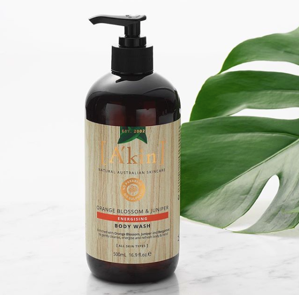 Give your shower-time routine a boost with our Orange Blossom &amp; Juniper Body Wash🍊