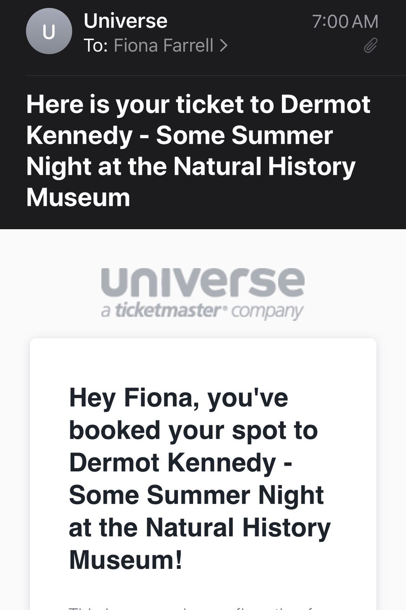 fionadfarrell's tweet photo. @DermotKennedy Beyond excited for this!! Best thing to happen since I saw you in February live in Atlanta 🥰 https://t.co/ZKw2ZQUJDX