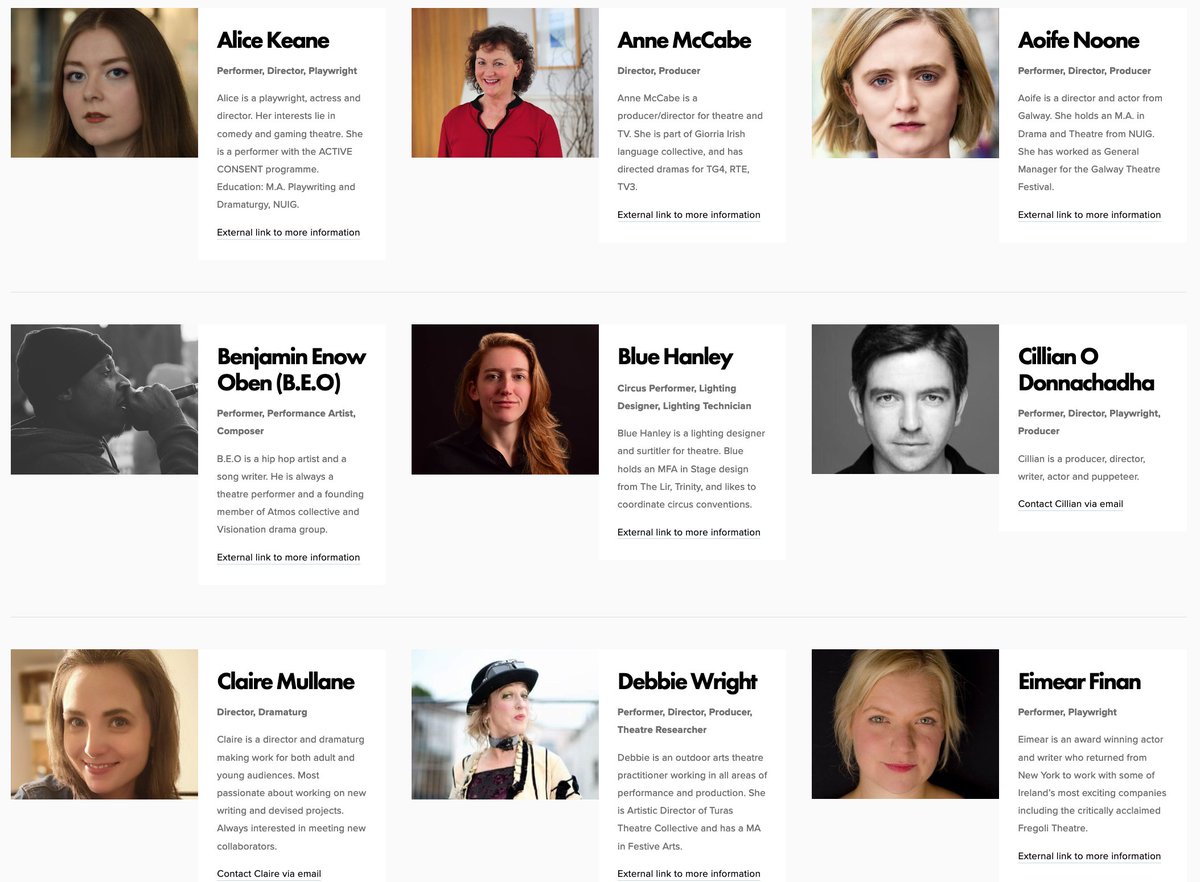 rostack's tweet photo. #Theatre57 launched its pilot member directory today and I couldn't be prouder to be among this group of brilliant artists: https://t.co/auqfJgBAjx #T57Community #IndependentArtists #GalwayArtists #t57Fam https://t.co/BeAhdAaEO1