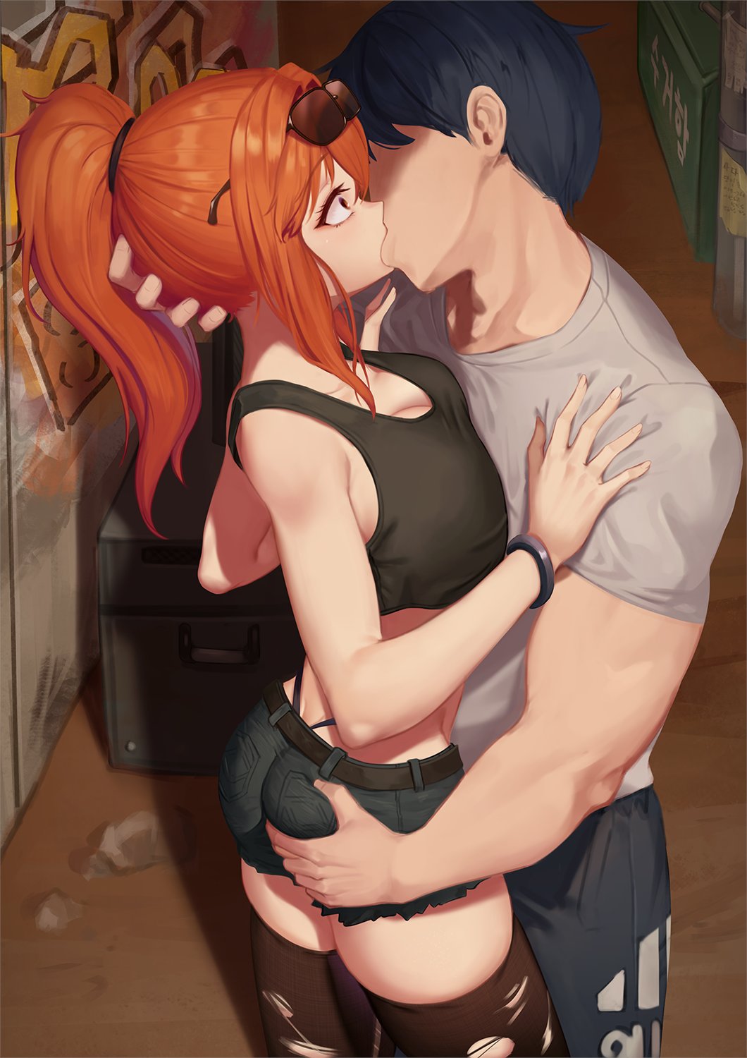 Anime art by daydream. Anime Art, kiss