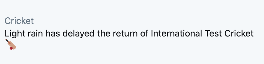 adamliaw's tweet photo. Imagine valiantly overcoming deadly pandemic, economic ruination and global travel restrictions only to be defeated at the last minute by "light rain". Classic cricket. https://t.co/HR1IyEcXZO