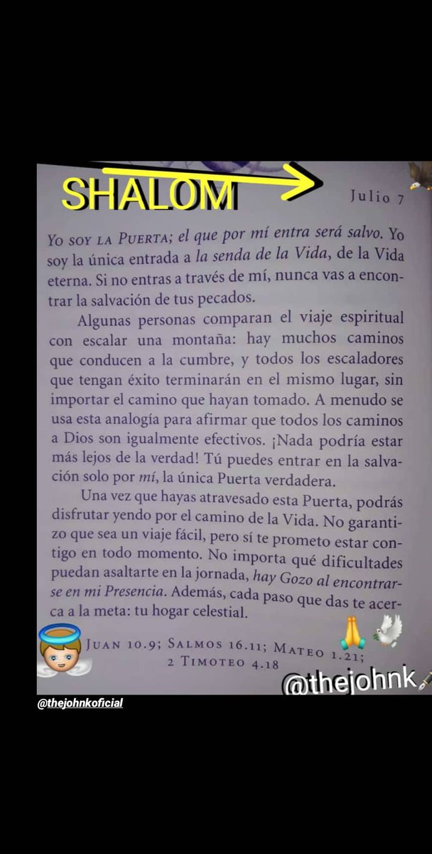 arenas_thejohnk's tweet photo. He venido a ustedes como su amigo. He venido para estar con los pobres, para traer alivio a los enfermos, para decir una palabra de ánimo y de esperanza a quien se encuentra solo, abandonado o afligido". SHALOM
💪📈🙏 #TheJohnk @JaramilloJockey
@arenas_thejohnk @FVBbasketball https://t.co/uy0ZKHkujS
