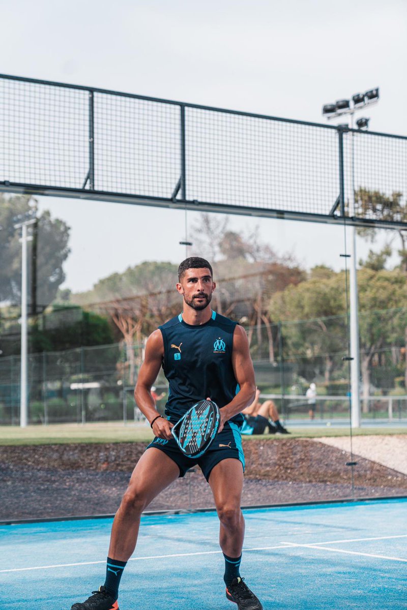 AlvaroGonzalez_'s tweet photo. Smells like a winning team! You got it? 🥇🎾 #PadelTime #PreSeason #StrongFastReal @SteveMandanda @OM_Officiel https://t.co/7Hh8f7L3KT