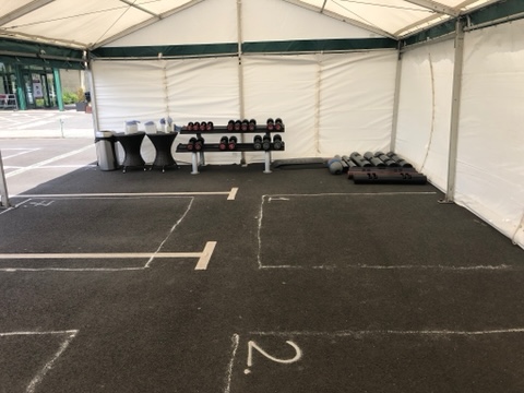 Last week we supplied marquees to several sites in Newcastle, Stockton &amp; York for a National Leisure company, allowing them to welcome members back by moving their equipment outdoors.
#COVID19 #socialdistancing #temporarystructure #marqueehire #Newcastle #york #stockton #gym