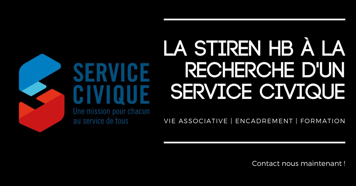 StirenHandball's tweet photo. Et pourquoi pas toi ? 😏
Tu as entre 16 et 25 ans, tu veux t’investir dans une association grâce à des missions enrichissante ? Contact nous ! https://t.co/UIRJaLU0dr