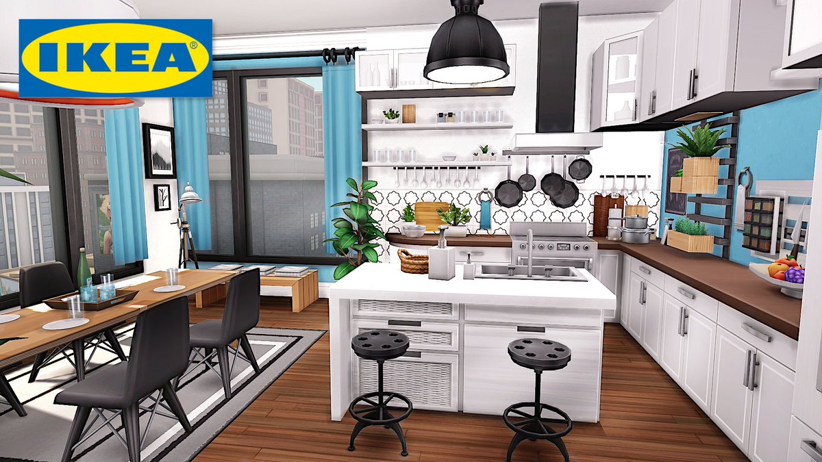 Sims4Creations_'s tweet photo. Sul, sul 🤗
New Video on my Channel: https://t.co/Kwrxf0v3n9

Today I built an Ikea inspired Apartment. I hope you like it! 
ID: SarahAmina 💜
#ShowUsYourBuilds https://t.co/c7kqdCaJOP