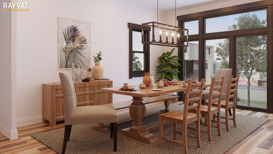 Dinner time is family time, and there’s no better place to get together to exchange family news than this cozy dining room. #Classic #decor #furnituredesign #idea #rendering #render #diningchair #HomeDecor #homedecorideas 

View More: rayvatengineering.com/3d-interiors-p…
