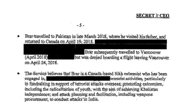 4. He is also described in the Canadian intelligence reports as having been involved in "fundraising in support of terrorist attacks overseas."