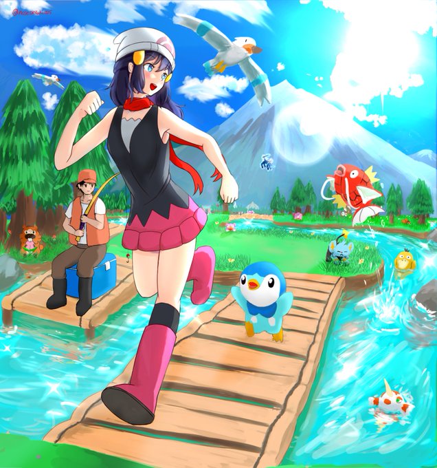 209ばんどうろ#ポケモン#ダイパ#デジタルイラスト 