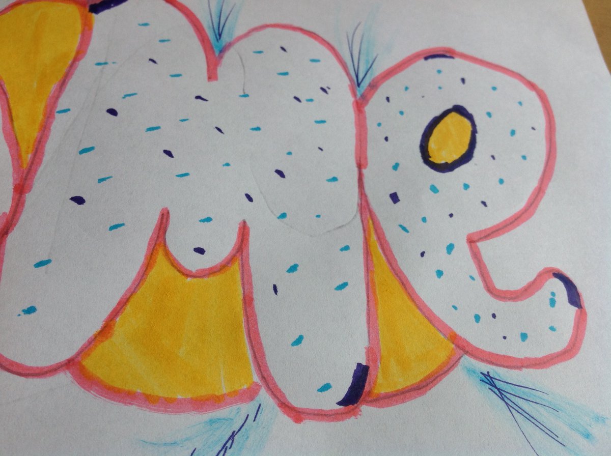 EsmeWilliamson's tweet photo. My grafiti! 🌸☺️ https://t.co/qJC5T5Ld6H
