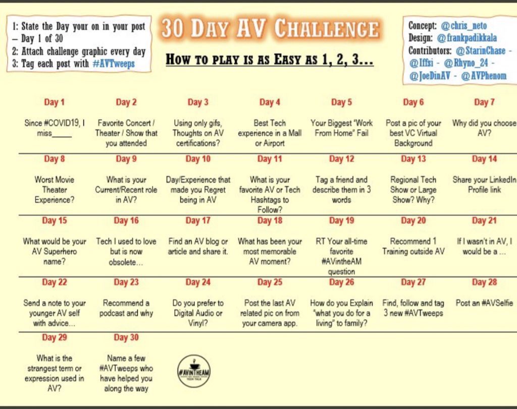 AVReneeKC's tweet image. Day 27 of 30 #av30daychallenge  @amelia262  @Kev_McLoughlin  @bwdicesare  
Howdy to my new #avtweeps !! #nowfollowing