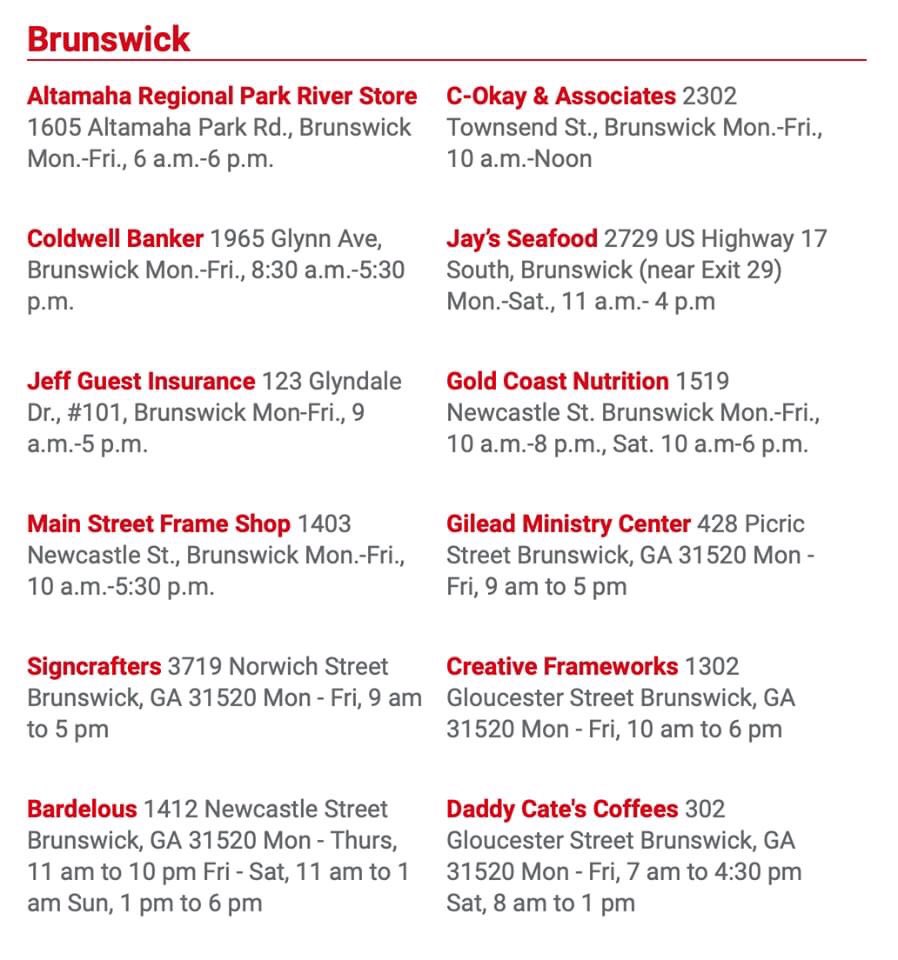 erikka2ks08's tweet photo. They are still trying to get signatures of registered Brunswick Judicial Circuit voters (Appling, Camden, Glynn, Jeff Davis and Wayne Co) to get #KeithHiggins on the ballot against #DAJackieJohnson of the #AhmaudArbery case. Here is a list of places to sign. Please retweet! https://t.co/BU6g3W36L6